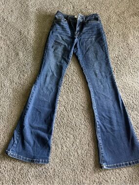 Women’s Dark Blue Flared Jeans